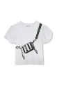 Marc Jacobs t-shirt bawełniany dziecięcy nadruk biały W60464.156