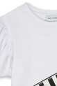 Fete Marc Jacobs tricou de bumbac pentru copii W60464.156 alb