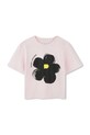Дитяча бавовняна футболка Marc Jacobs W60542.86.108 рожевий SS25
