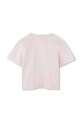 Дівчинка Дитяча бавовняна футболка Marc Jacobs W60542.114.150 рожевий