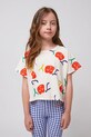 Bobo Choses tricou copii Smiling cu modele alb 125AC021