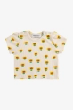 Bobo Choses t-shirt dziecięcy Sunflower 125AB109 beżowy SS25