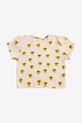 Дівчинка Дитяча футболка Bobo Choses Sunflower 125AB109 бежевий