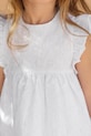 Otroška bombažna obleka Tartine et Chocolat CA30081.71.74 bela