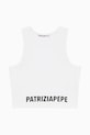 Detský top Patrizia Pepe K103 s elastanom biela 7M0808