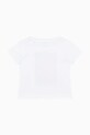 Detský bavlnený top Patrizia Pepe W103 7M0876 biela SS25
