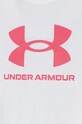 Fete Under Armour tricou copii BIG LOGO SS 1389756 alb