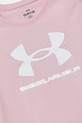 DÍVKA Dětské tričko Under Armour BIG LOGO SS 1389756 růžová