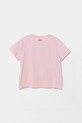 Under Armour t-shirt dziecięcy Big Logo Fill SS 1389769 różowy SS25
