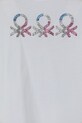 Dievča Detské bavlnené tričko United Colors of Benetton 3I1XC10MZ.G.Seasonal biela