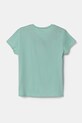 Detské bavlnené tričko United Colors of Benetton 3I1XC10MZ.G.Seasonal tyrkysová SS25