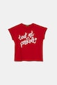 United Colors of Benetton tricou de bumbac pentru copii print rosu 3I1XC10NZ.G.Seasonal