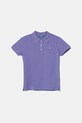 United Colors of Benetton t-shirt dziecięcy z elastanem fioletowy 3WG9C300O.G.Season.PPYA