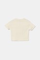 United Colors of Benetton t-shirt bawełniany dziecięcy 35RYC10MV.G.Seasonal beżowy SS25