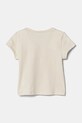 United Colors of Benetton tricou de bumbac pentru copii 3I1XG10HU.P.Seasonal bej SS25