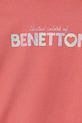 Fete United Colors of Benetton tricou de bumbac pentru copii 3I1XG10HU.P.Seasonal roz