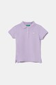 Detské polo tričko United Colors of Benetton s elastanom fialová 3WG9G300A.P.Season.PPYA