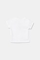 United Colors of Benetton tricou de bumbac pentru copii 3I1XG10J2.P.Seasonal alb SS25