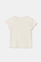 United Colors of Benetton tricou de bumbac pentru copii 3I1XG10J2.P.Seasonal bej SS25