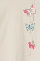 Fete United Colors of Benetton tricou de bumbac pentru copii 3I1XG10J2.P.Seasonal bej