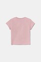 Дитяча бавовняна футболка United Colors of Benetton 3I1XC109V.G.Season.PPYA рожевий SS25