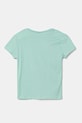 Дитяча бавовняна футболка United Colors of Benetton 3I1XC109V.G.Season.PPYA бірюзовий SS25