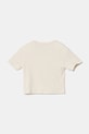 United Colors of Benetton tricou de bumbac pentru copii 3I1XG10IK.P.Seasonal bej SS25