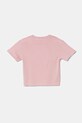 United Colors of Benetton tricou de bumbac pentru copii 3I1XG10IK.P.Seasonal roz SS25
