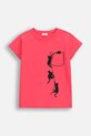 Дитяча футболка Coccodrillo з еластаном рожевий WC5143216VGA
