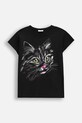 Detské tričko Coccodrillo s elastanom čierna WC5143218VGA