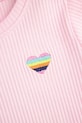 Coccodrillo t-shirt dziecięcy różowy WC5143204CGK