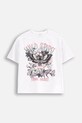 Coccodrillo t-shirt dziecięcy z elastanem biały WC5143204DGJ