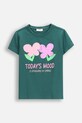Coccodrillo tricou copii print verde WC5143203MGK