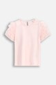 Majica kratkih rukava Coccodrillo bez uzorka roza WC5143202EJG