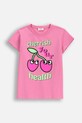 Coccodrillo tricou copii print roz WC5143203VGB