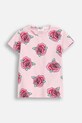 Coccodrillo t-shirt dziecięcy wzorzyste różowy WC5143210VGB