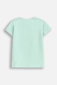 Coccodrillo t-shirt dziecięcy WC5143224VGB turkusowy SS25
