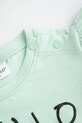 DÍVKA Kojenecké tričko Coccodrillo WC5143202TGN zelená
