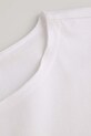 Fete Coccodrillo tricou WC5143202FGJ alb