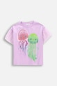 Coccodrillo tricou copii print violet WC5143202IGK