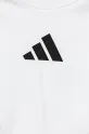 Dievča Detské bavlnené tričko adidas JD1317 biela