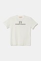 Detské tričko Elisabetta Franchi s elastanom biela EFTS229.0.JE006.140.158