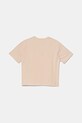 Elisabetta Franchi tricou copii EFTS233.0.JE006.140.158 bej SS25