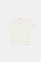 Elisabetta Franchi t-shirt dziecięcy aplikacja biały EFTS235.0.JE006.140.158