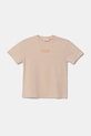 Дитяча футболка Elisabetta Franchi аплікація бежевий EFTS235.0.JE006.98.128