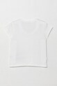 Παιδικό βαμβακερό μπλουζάκι United Colors of Benetton 3096G10J8.P.Seasonal λευκό SS25