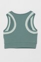 United Colors of Benetton top dziecięcy 3P4ZCH01U.G.Seasonal turkusowy SS25