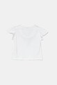 Дитяча бавовняна футболка United Colors of Benetton 3I1XG10IU.P.Seasonal білий SS25