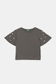Детская хлопковая футболка United Colors of Benetton аппликация серый 3MI5C10O1.G.Seasonal
