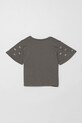 United Colors of Benetton tricou de bumbac pentru copii 3MI5C10O1.G.Seasonal gri SS25